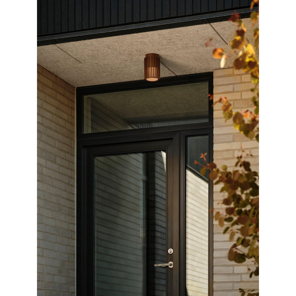 Nordlux Aludra 7 inch Seaside Brown Metallic Ceiling Light Image 4