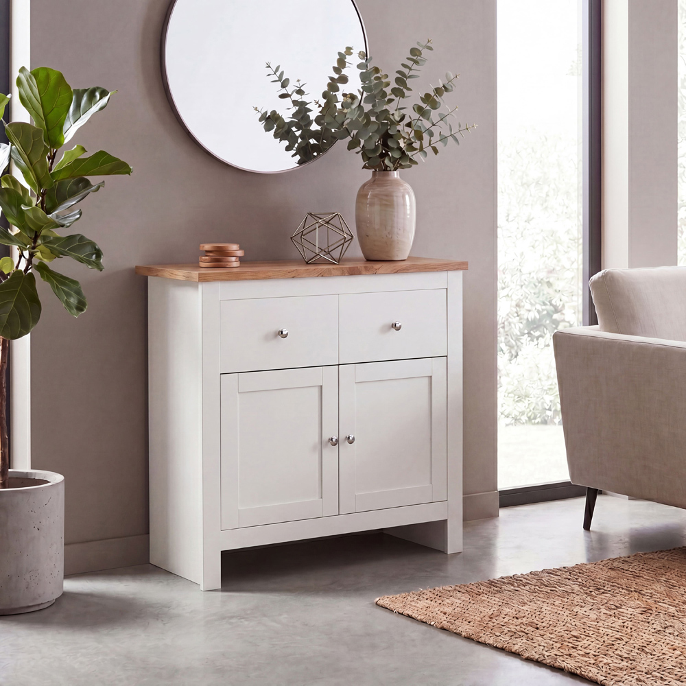 VIDA DESIGNS Arlington 2 Door 2 Drawer White Sideboard Image 4