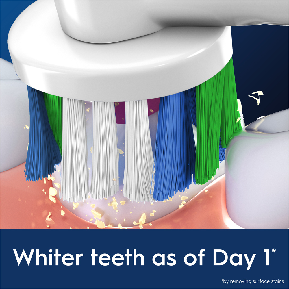 Oral-B Pro 3D White Toothbrush Heads 8 Pack Image 2