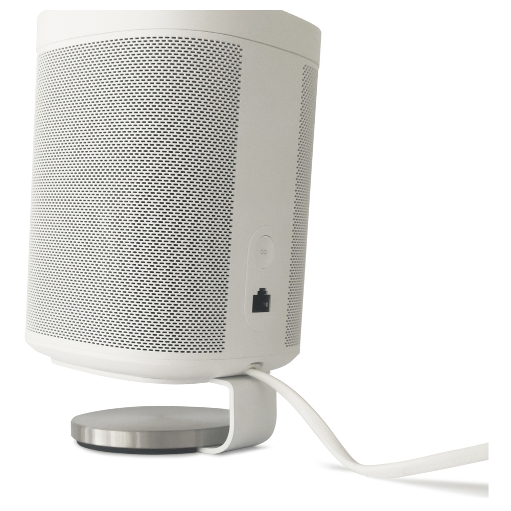 AVF White Sonos One Desk Speaker Stand Image 5