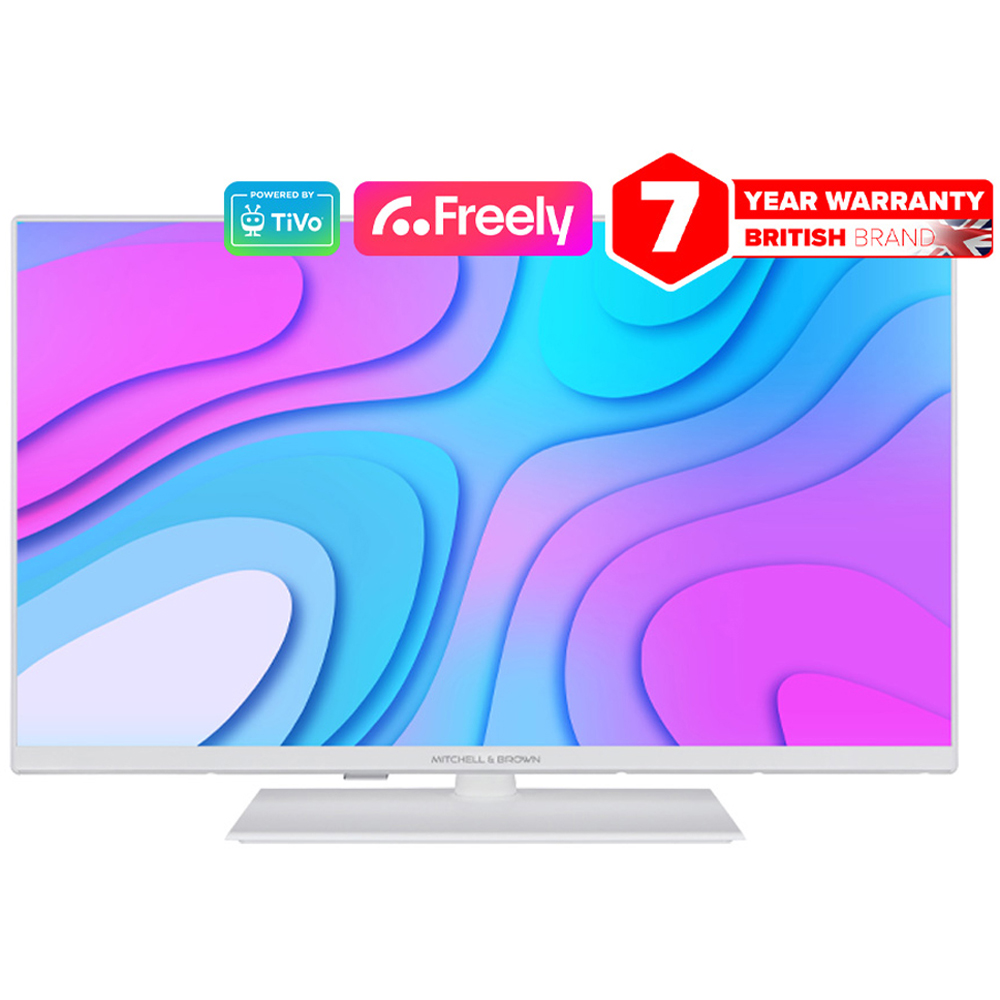 Mitchell & Brown 40 inch Full HD TiVo White Smart TV with Centre Stand and Freely Image 2