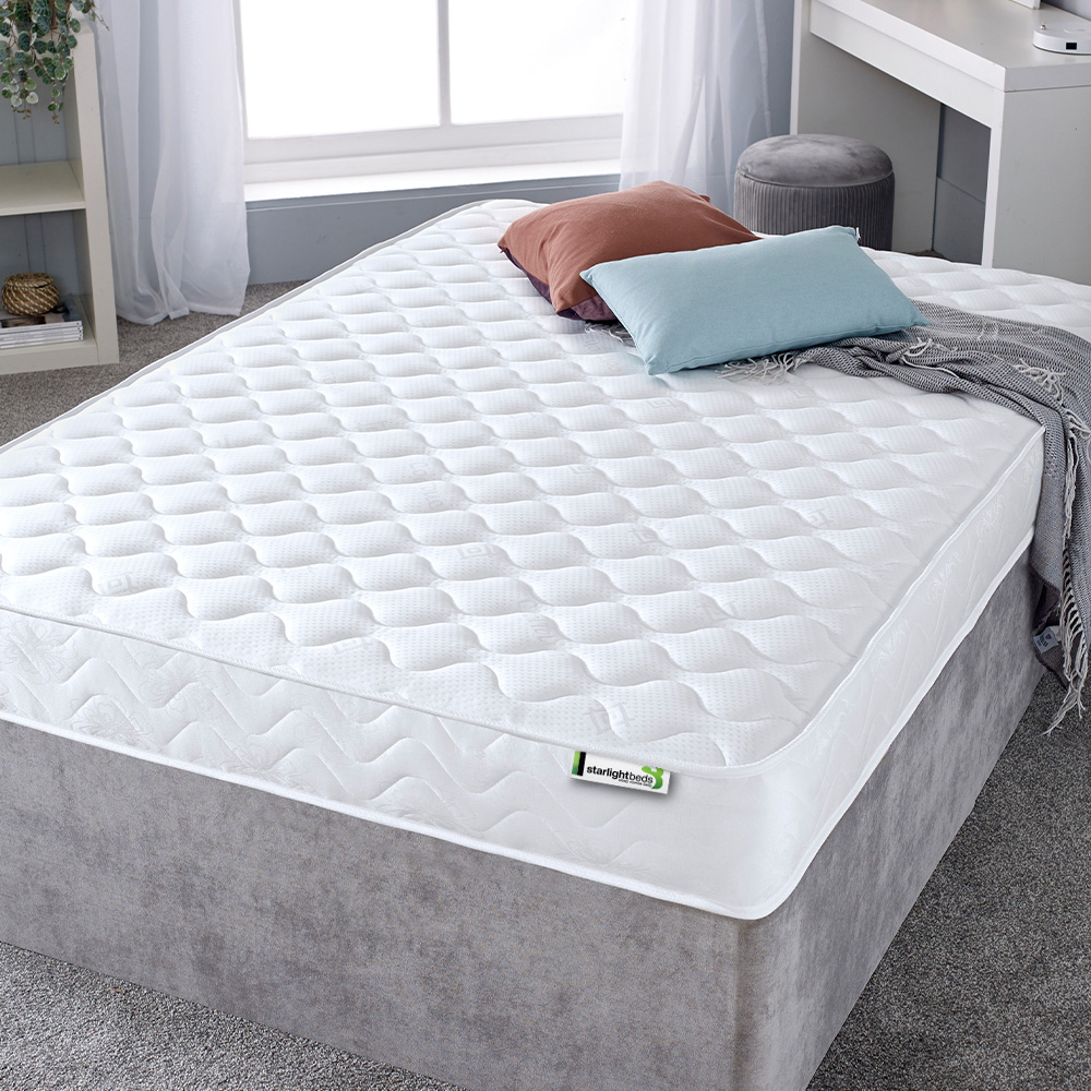 Starlight Beds Wellington Small Double Memory Foam and Open Coil Spring Mattress Image 2