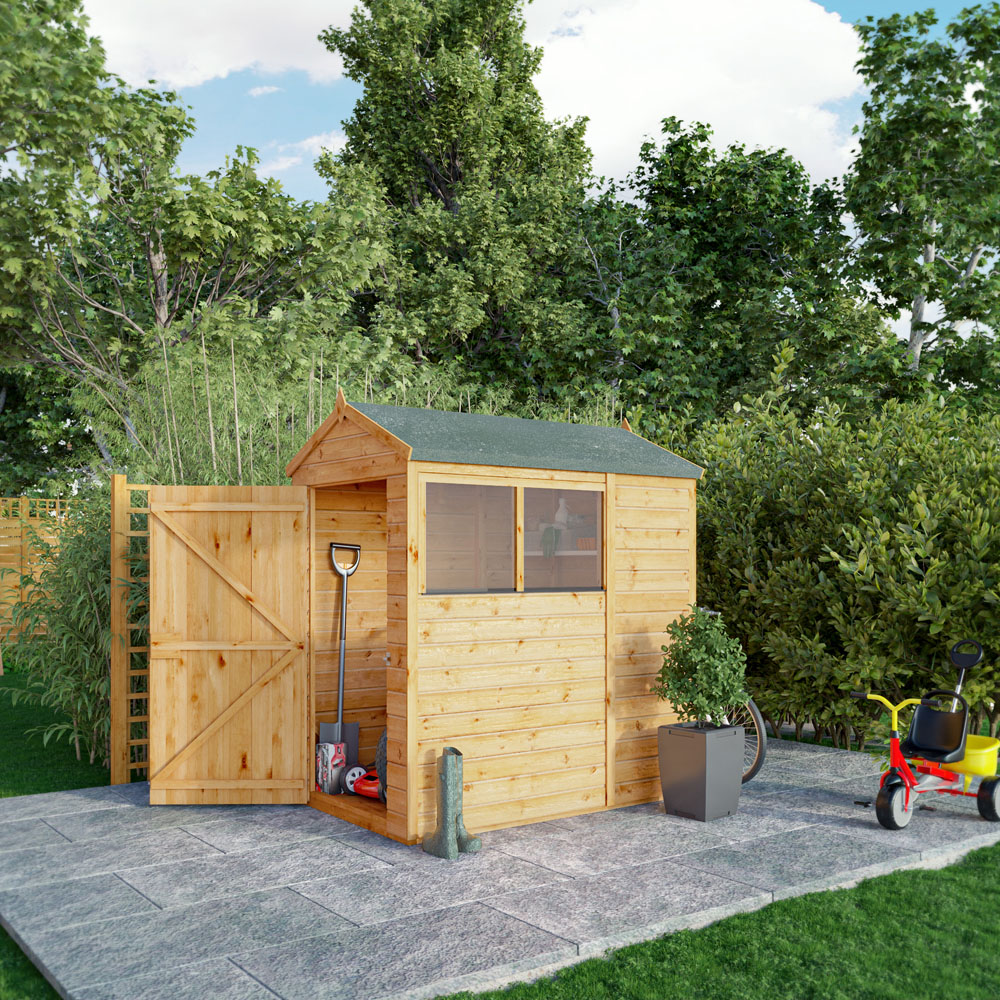 Mercia Woodsman 6 x 4ft Shiplap Apex Shed Image 7