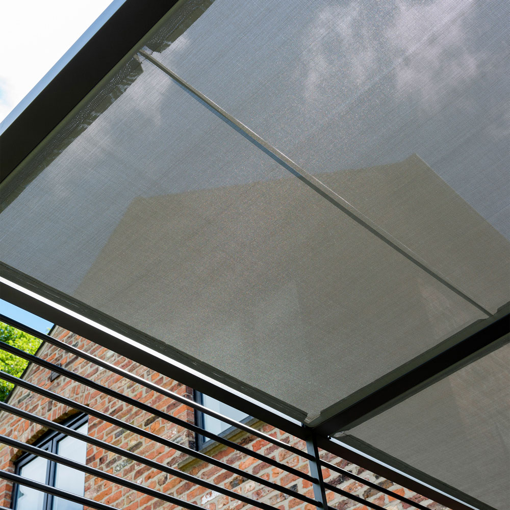 Norfolk Collection 2.8 x 2.8m Anthracite Sliding Roof Gazebo Image 5