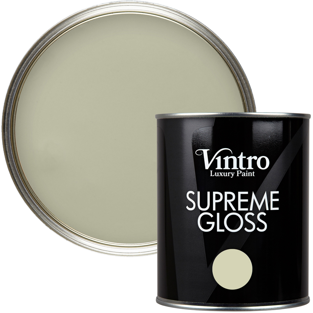 Vintro Paint Walls and Ceilings Symphony Green Gloss Paint 1L Image 1
