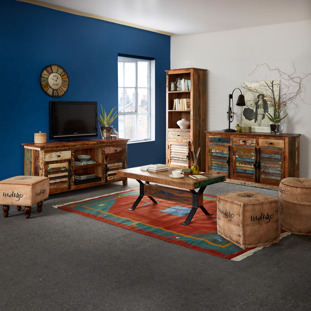 Brooklyn Camea 3 Door 3 Drawer Wooden Sideboard Image 6