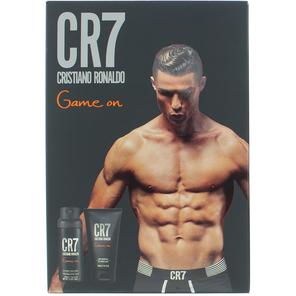 Cristiano Ronaldo Cr7 Game On 150ml Body Spray Gift Set Image 3