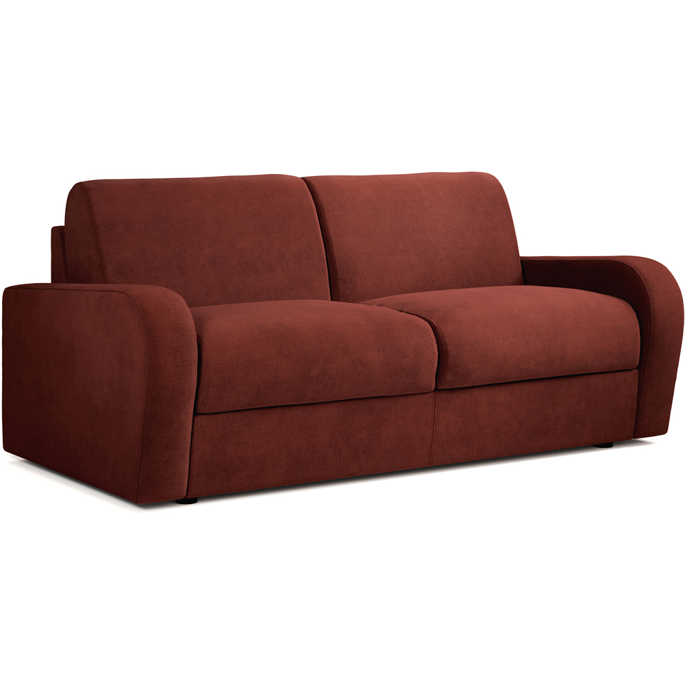 Jay-Be Deco 3 Seater Brushed Twill Burnt Amber Sofa Bed with e-Sprung Mattress Image 2