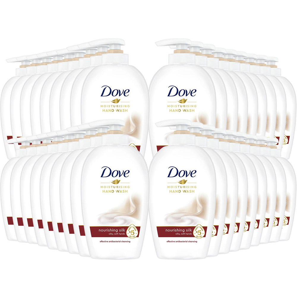 Dove Moisturising Nourishing Silk Hand Wash 250ml 36 Pack Image 1