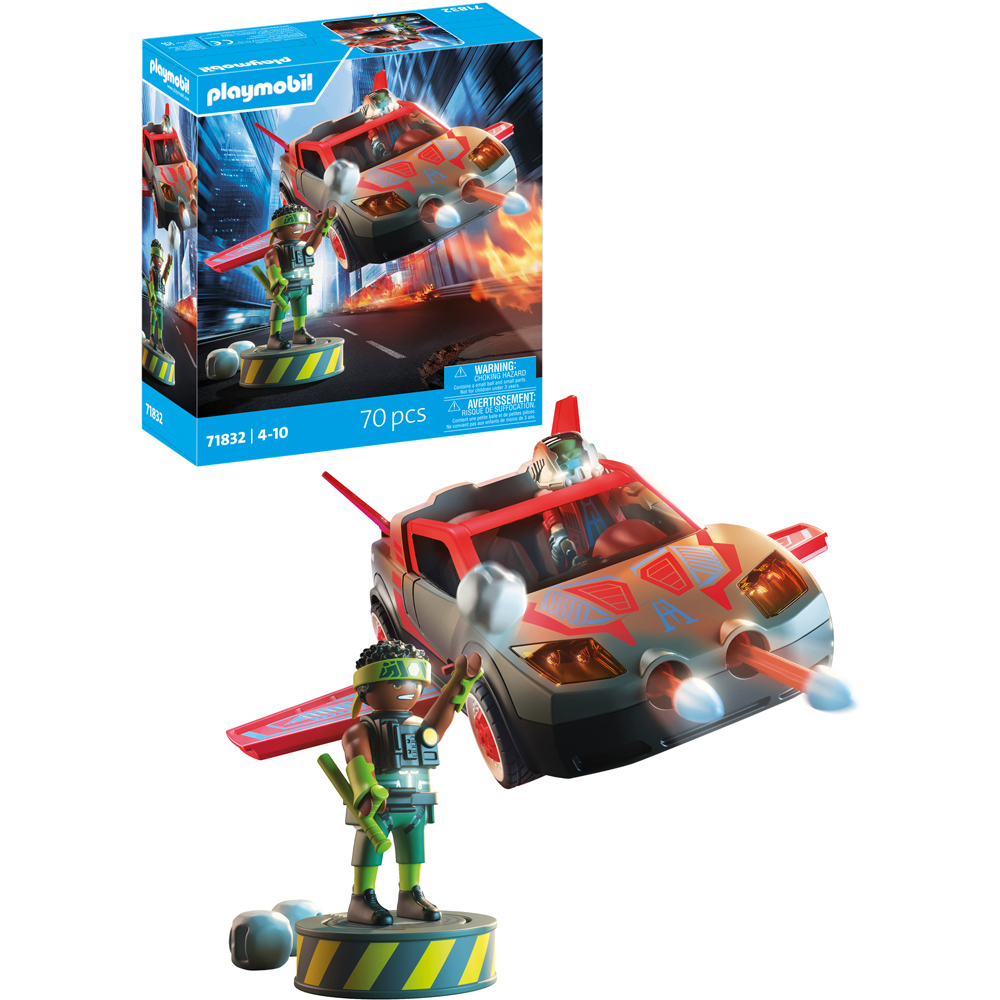 Playmobil Hero with Vehicle Playset Image 3