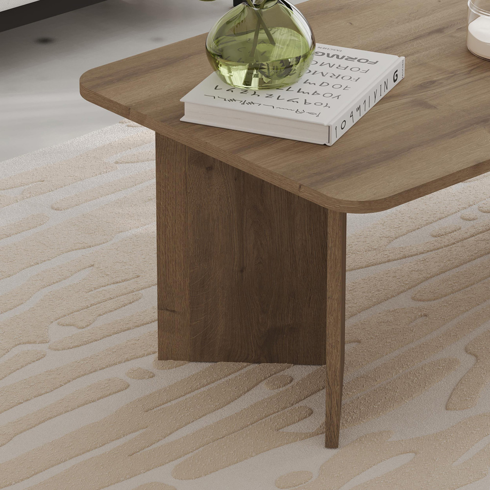 Decortie Sam Dark Oak Effect Coffee Table Image 3