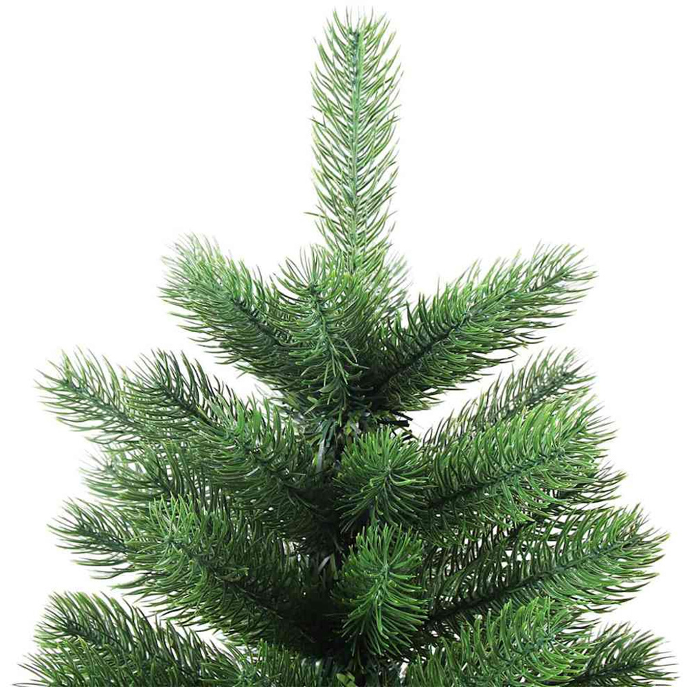 vidaXL Pre-Lit Pink Baubles Green Artificial Christmas Tree 2ft Image 7