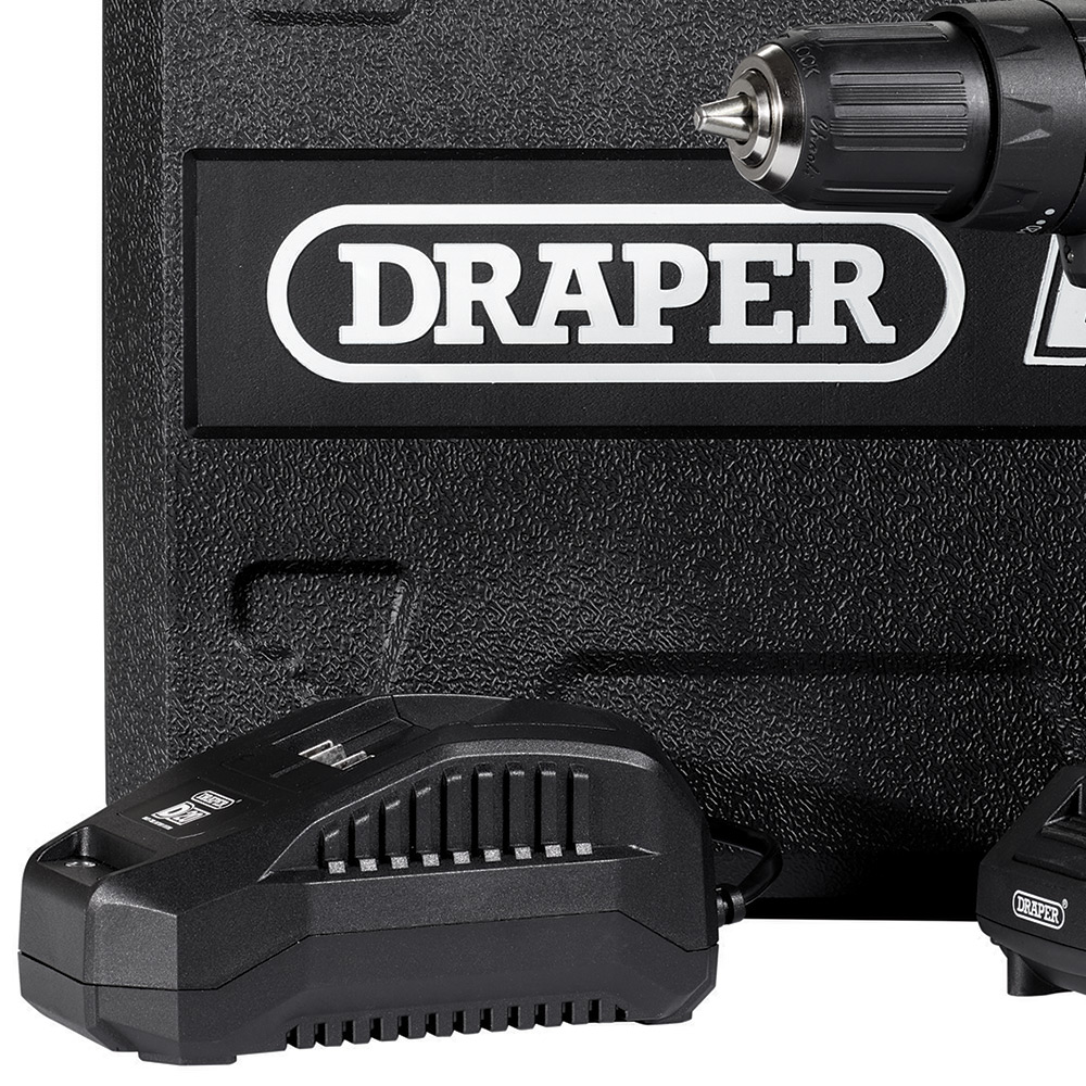Draper D20 20V 13 Piece Combi Drill Kit with Battery and Charger Image 3