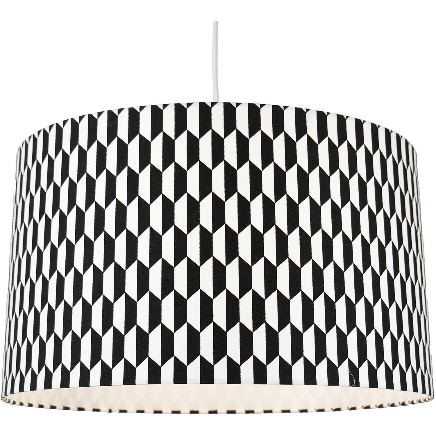 Kavi Geometric Shade Black and White Image 8