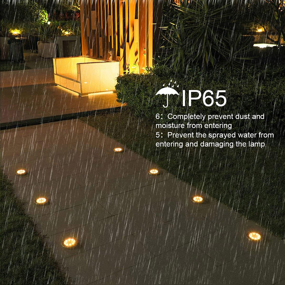 ExtraStar 4 Pack 3000K Solar Outdoor Garden Light Image 4