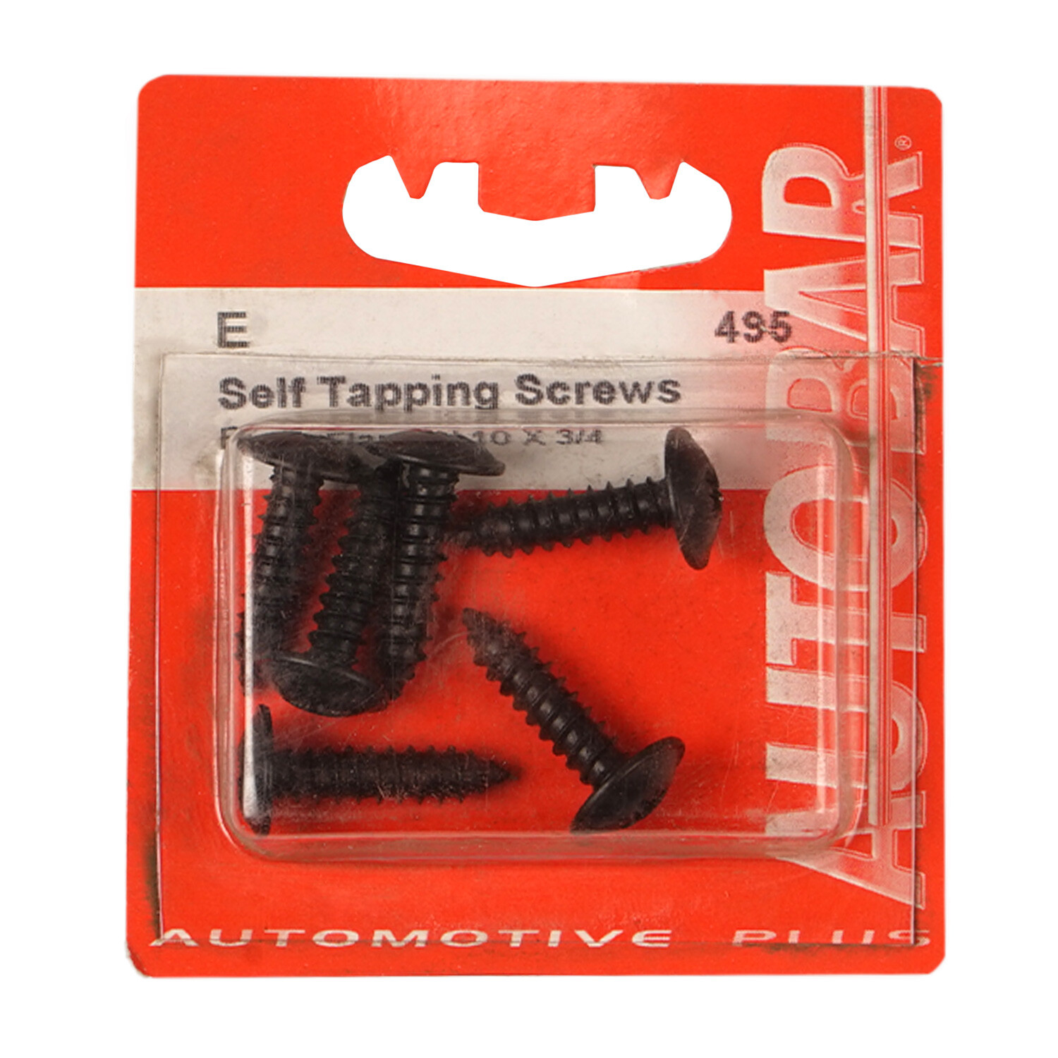 Autobar 0.7 inch Black Flanged Self Tapping Screws 6 Pack Image