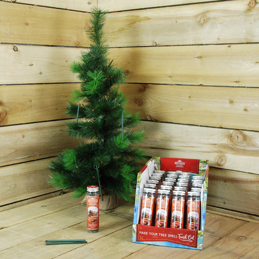 Samuel Alexander Spiced Pine Cone Scentsicles Hanging Sticks 6 Pack Image 2
