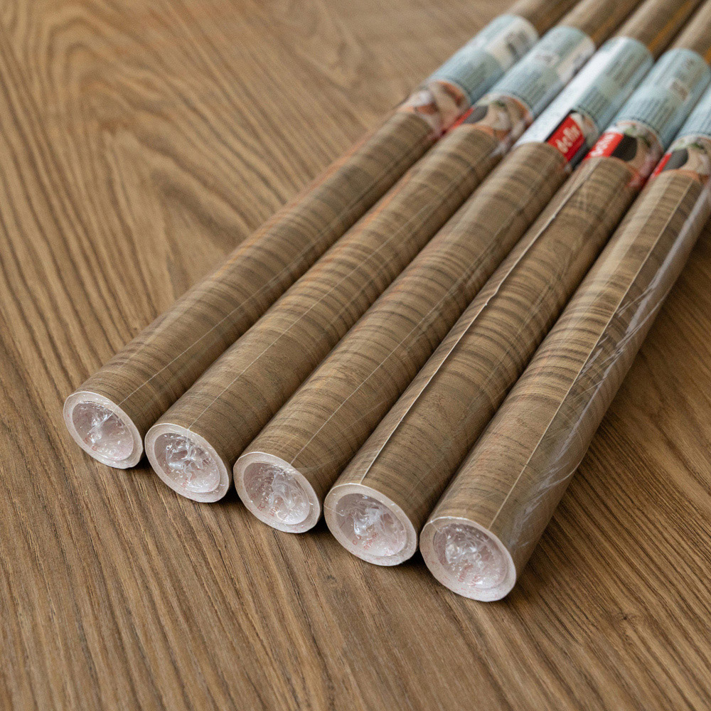 d-c-fix Casella Oak Brown Self-Adhesive Plastic Vinyl Wrap Film 67.5cm x 2m 5 Pack Image 2