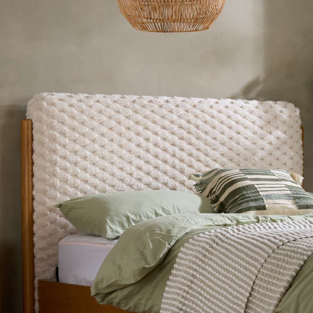 Birlea Hatti Double Faux Fur Bed Image 6