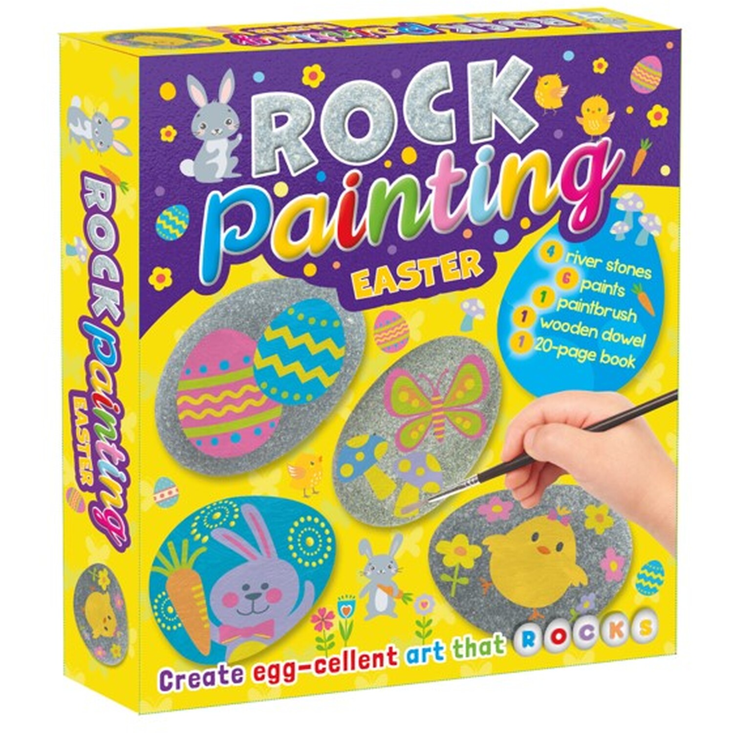 Easter Rock Painting Image