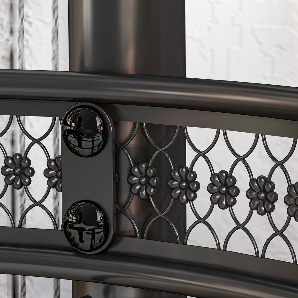 Outsunny 4 Tier Metal Plant Stand Image 3