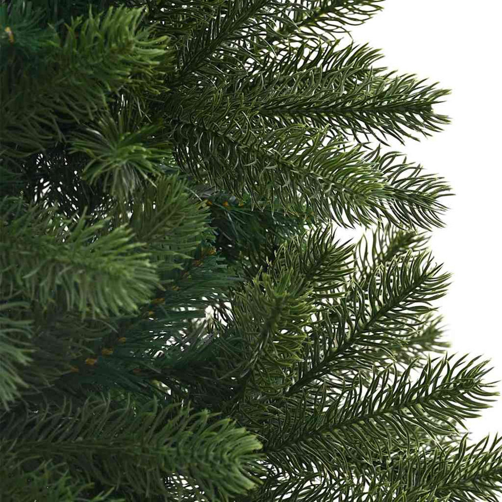 vidaXL Pre-Lit Blue Baubles Green Artificial Christmas Tree 6ft Image 7