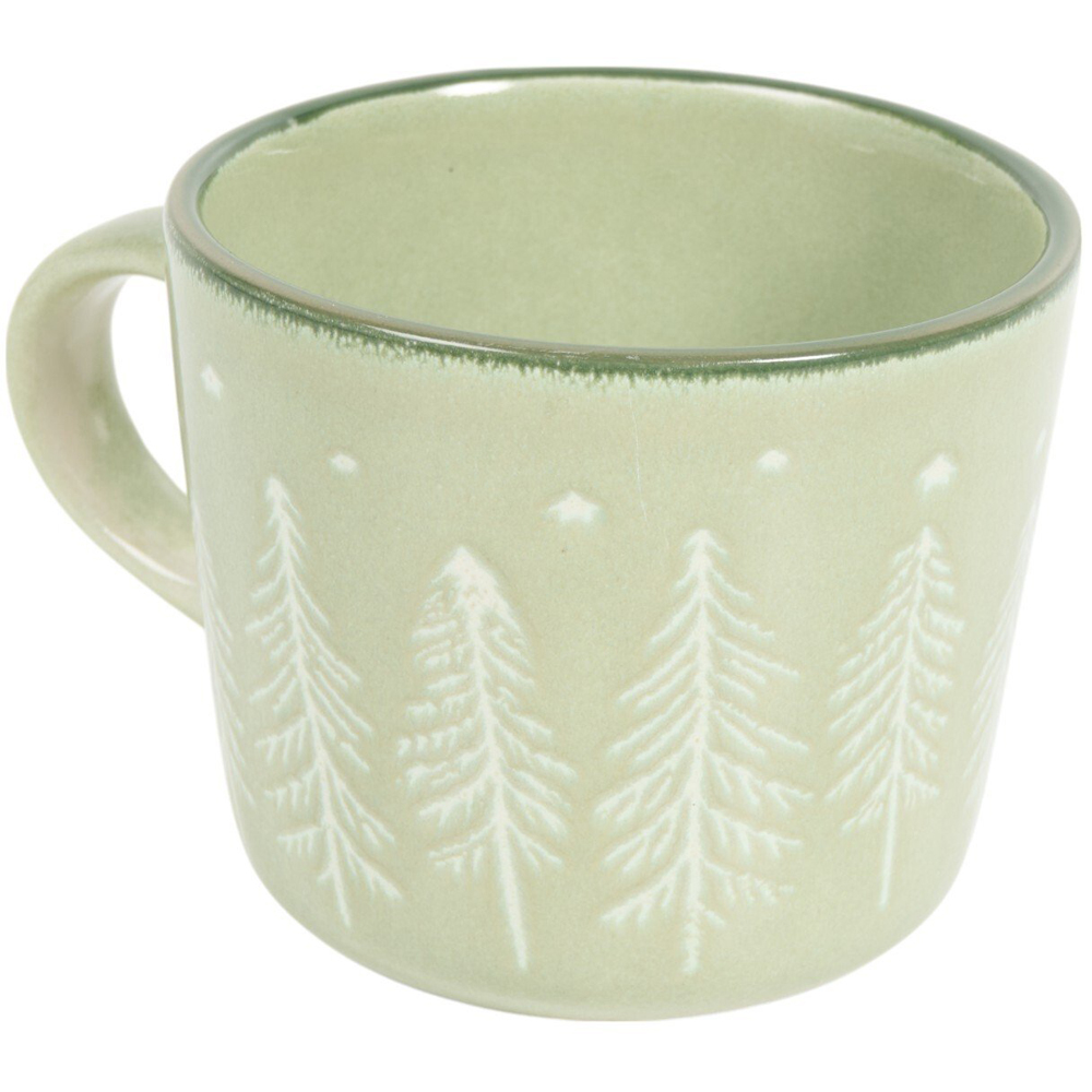 Pack of 4 Nordic Tree Mugs Sage Image 5