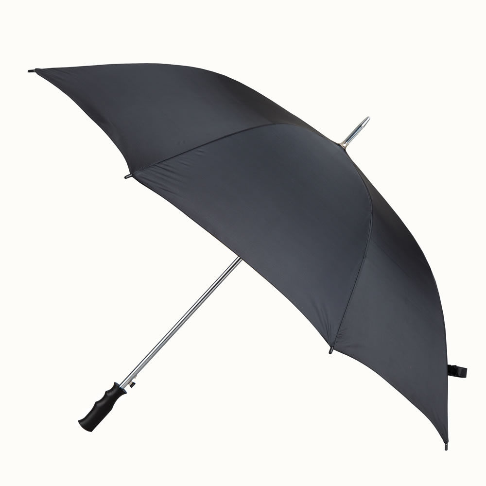Wilko Auto Opening Black Golf Umbrella Image