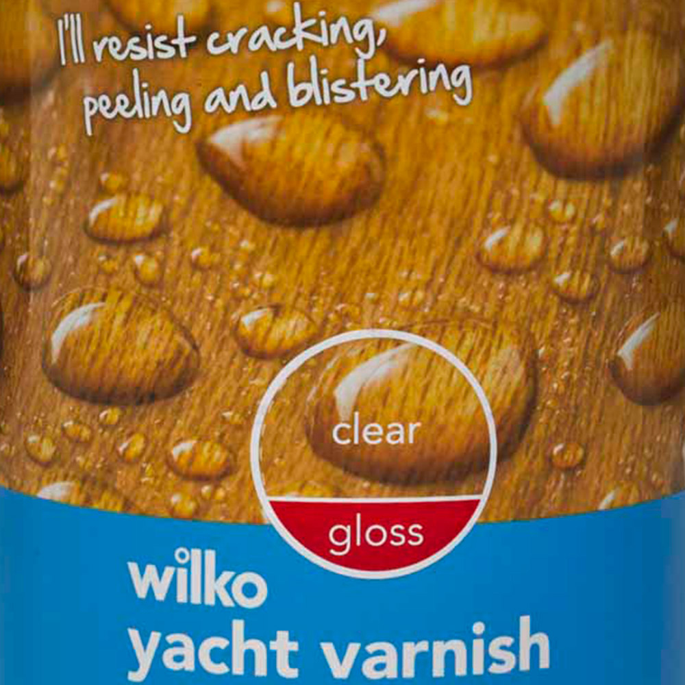 Wilko Clear Gloss Yacht Varnish 750ml Image 2