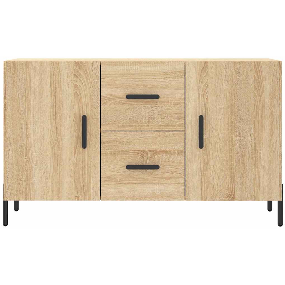 vidaXL 2 Door 2 Drawer Sonoma Oak Sideboard Image 6