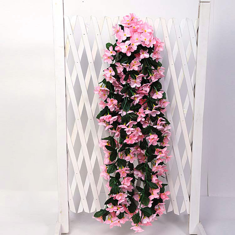 Pink Four-Petal Violet Wall Hanging Image 5