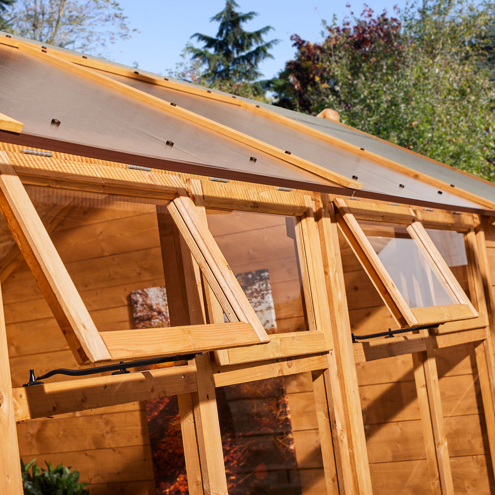 Rowlinson 12 x 6ft Growhouse with Store Image 3