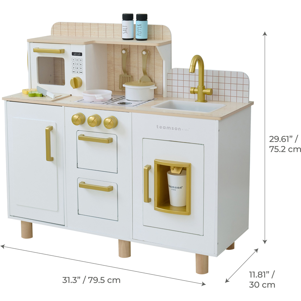 Teamson Kids Little Chef White Hampton Play Kitchen Image 9