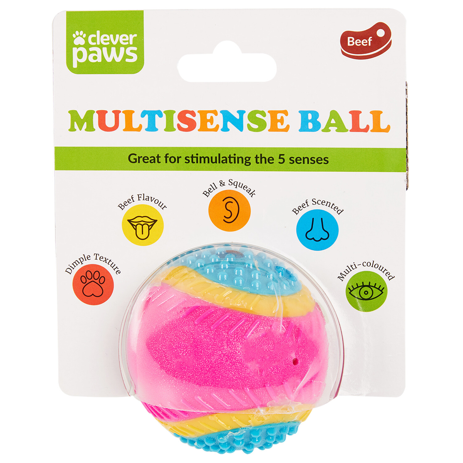 MultiSense Flavoured Ball with Bell - Multicolour Image 2