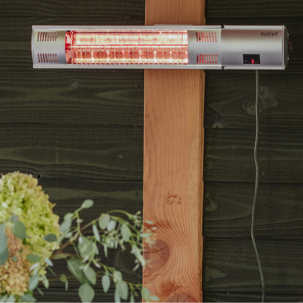 Sunred Ultra Silver Wall Patio Heater 2000W Image 7