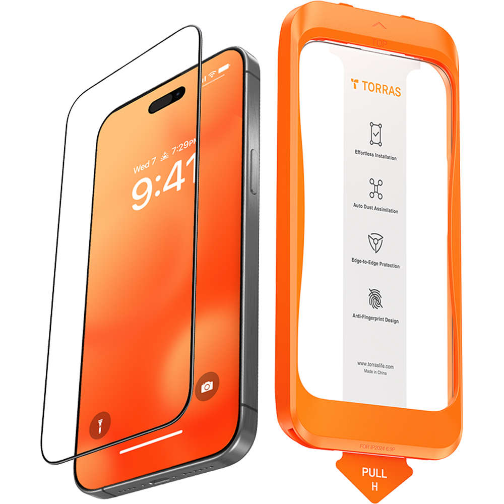 Torras Install Master iPhone 16 Pro Max Screen Protector Image 4