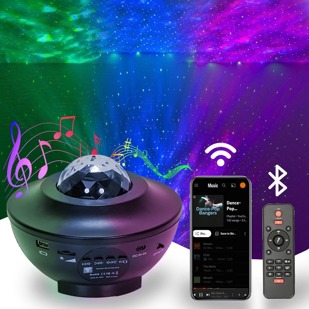 ValueLights Starry Sky Light Projector with USB Image 3