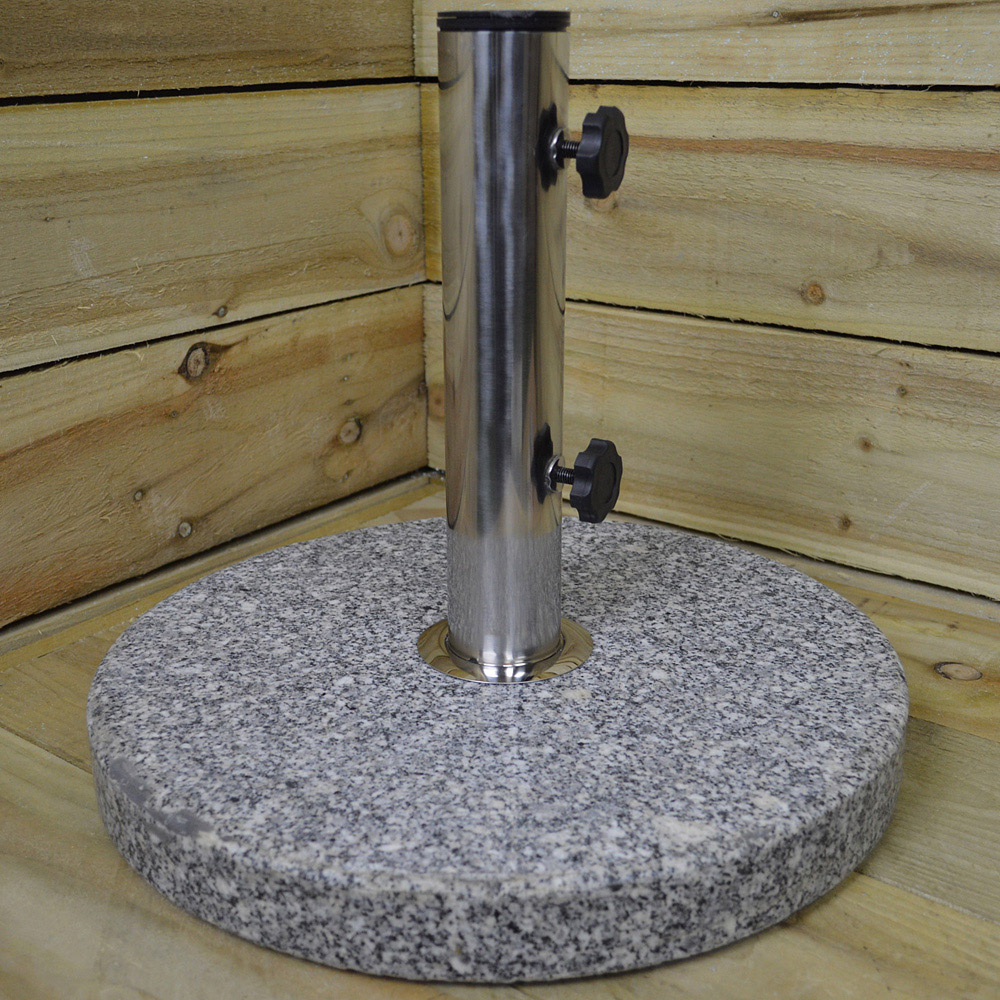 Samuel Alexander Granite Round Parasol Base 16kg Image 2