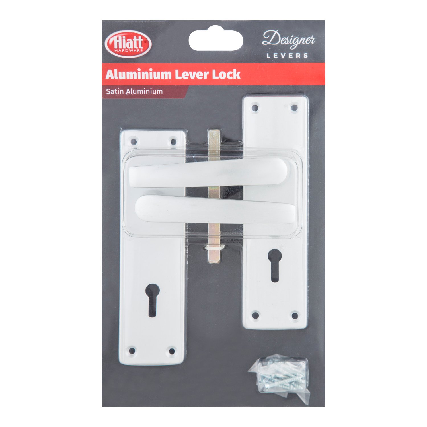 Hiatt Aluminium Door Lock Handle Set Image 1