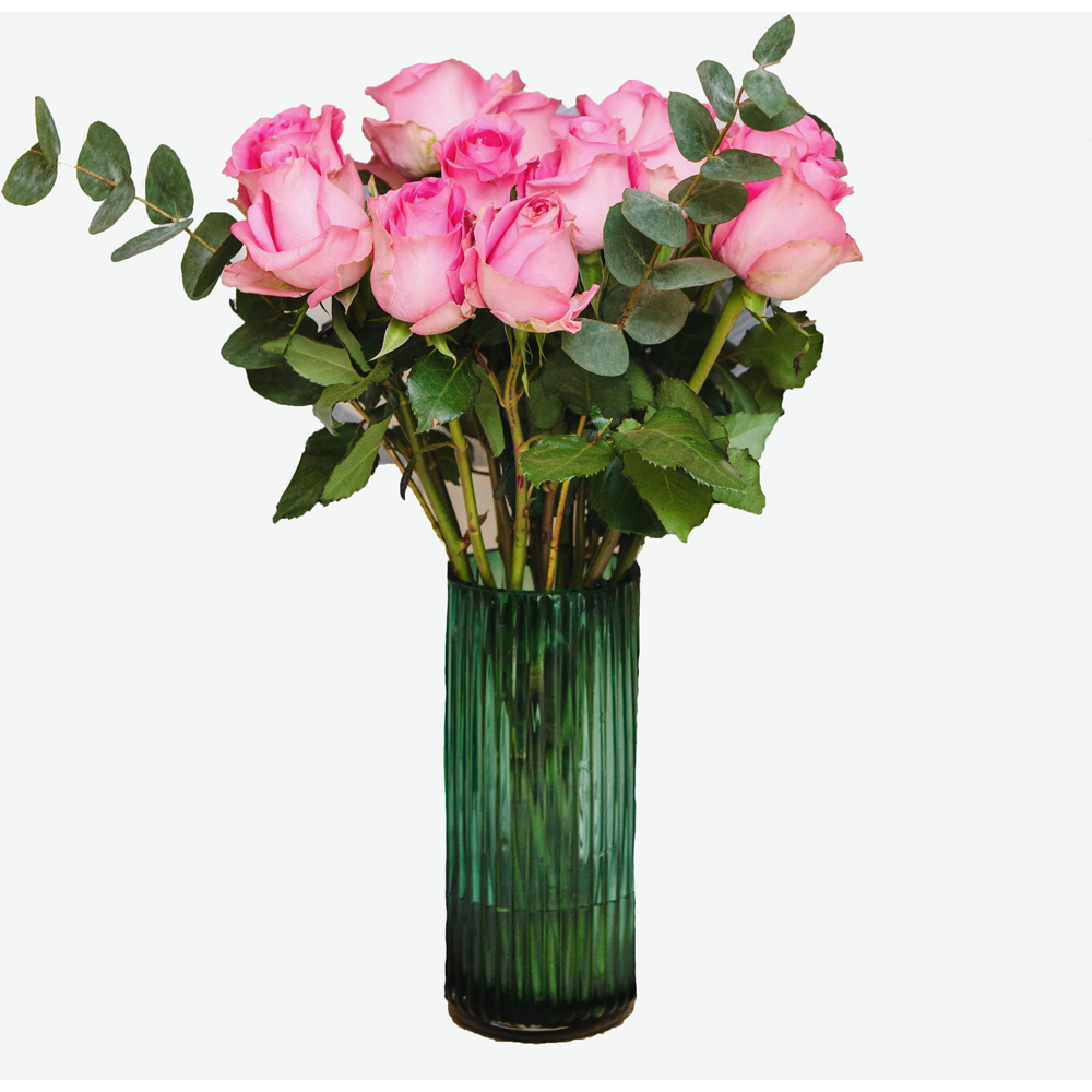 Pink Roses Flower Bouquet Image 2