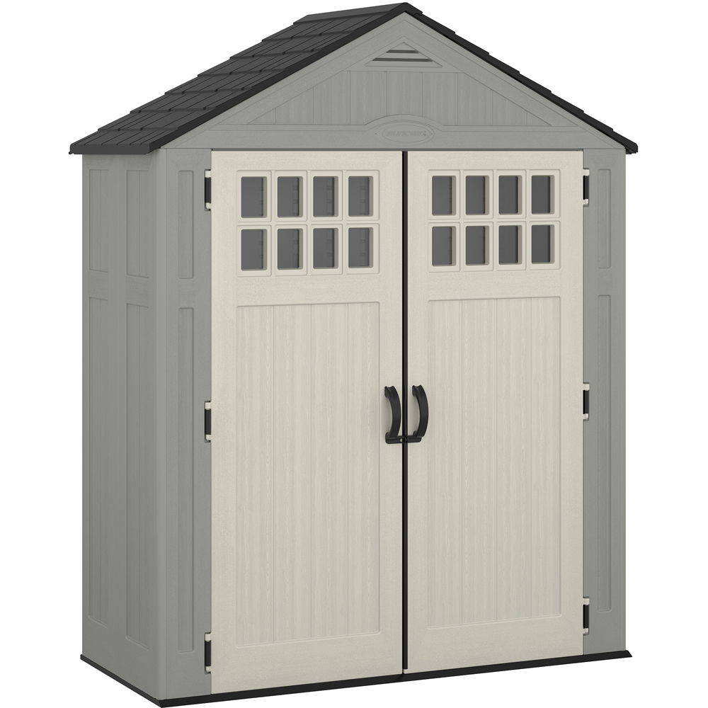 Suncast Everett 6 x 3ft Apex Storage Shed Image 1