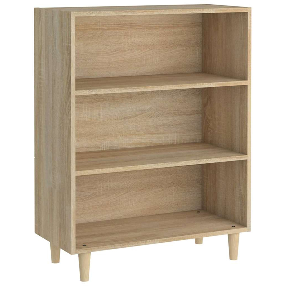 vidaXL 3 Shelf Sonoma Oak Sideboard Image 2