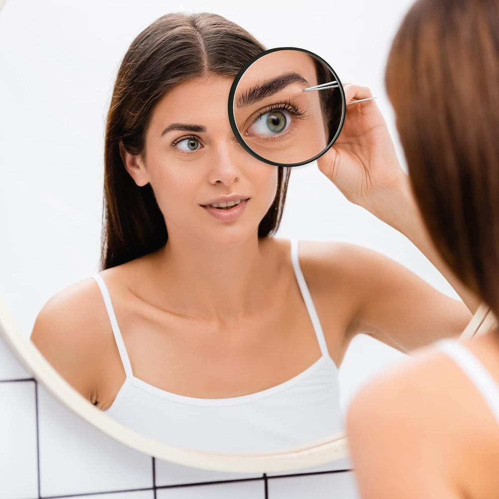 ATEK 20x Portable Magnifying Makeup Mirror with Suction Cups Image 2