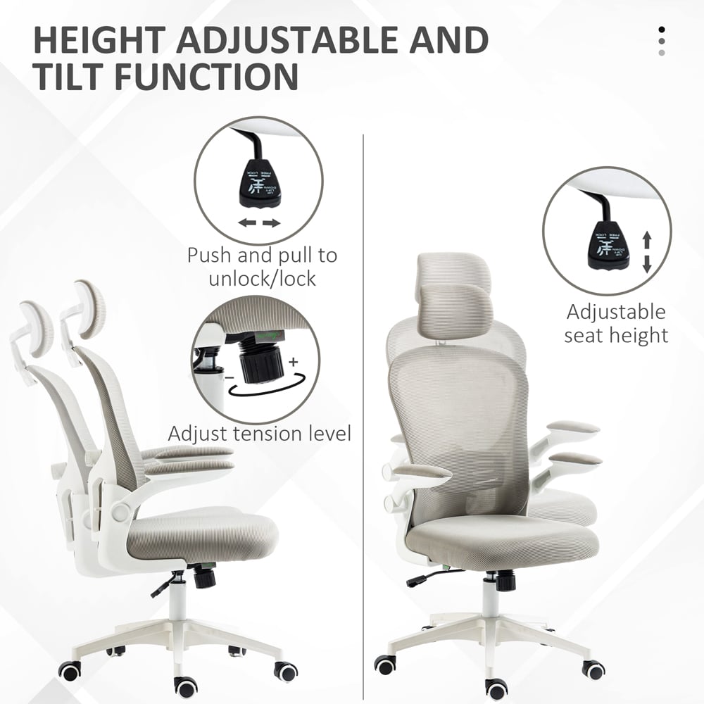 Portland Mesh Office Chair with 4D Lumbar Support Image 7