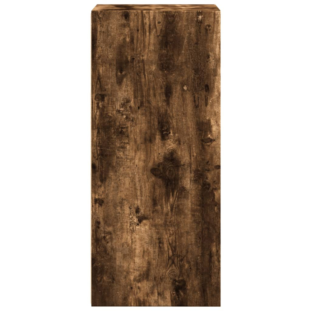 vidaXL 3 Shelf Smoked Oak Sideboard Image 5