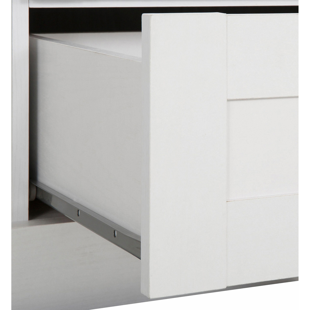 Loft24 Binz Single Door Single Drawer Oak Storage Cabinet Image 6