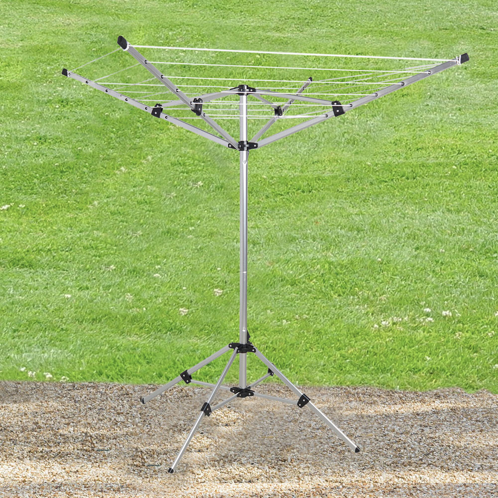 20m 4 Arm Portable Rotary Airer Image 2