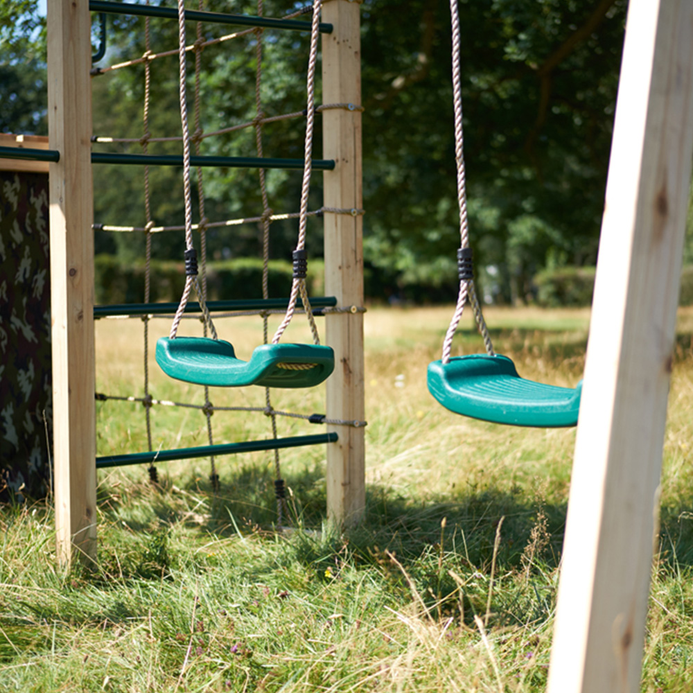 Plum Play Climbing Cube Wooden Playcentre with Swing Image 8