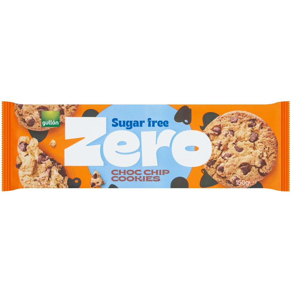 Gullón Zero Sugar Free Chocolate Chip Cookies 150g Image