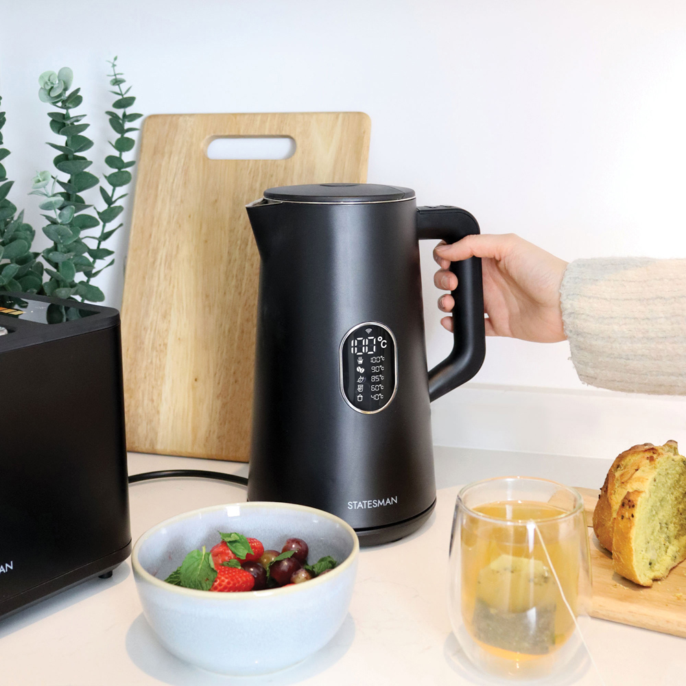 Statesman SKK01518B Black 1.5L Smart Jug Kettle with Alexa Voice Control 1800W Image 9